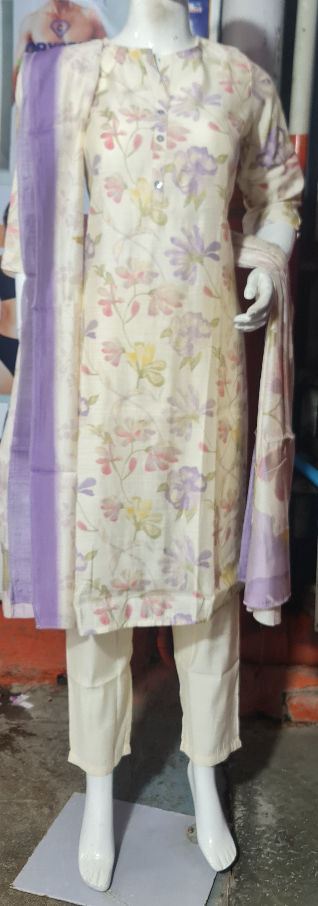 Floral Print Salwar Suit view 2