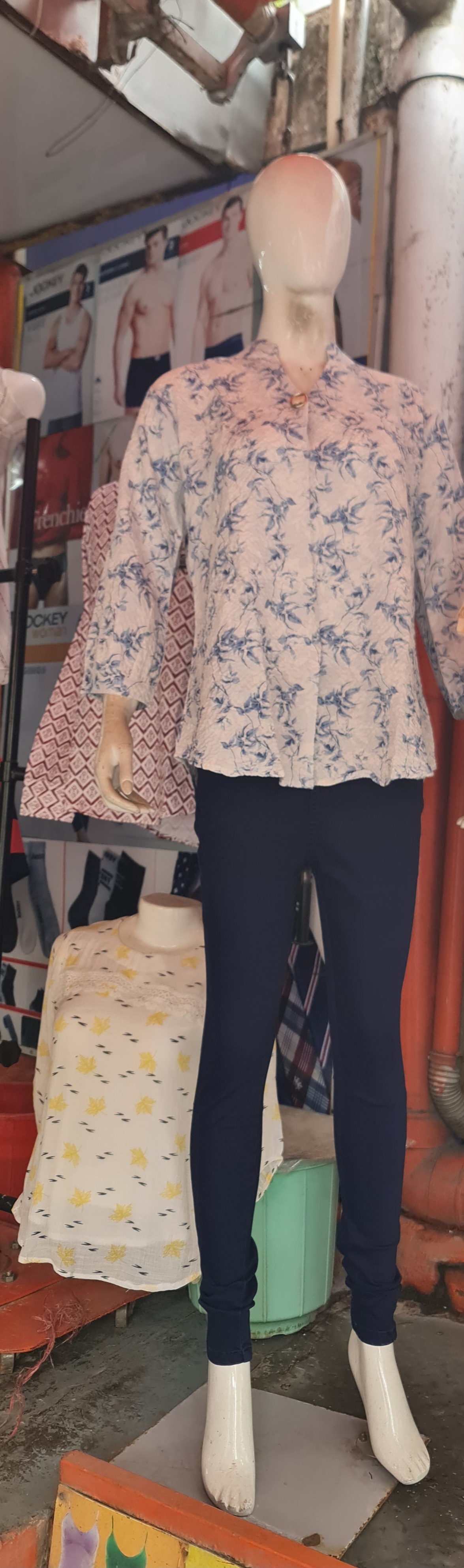 Floral Print Womens Top view 2
