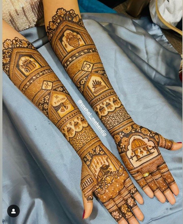 Sneha Mehndi Design view 2