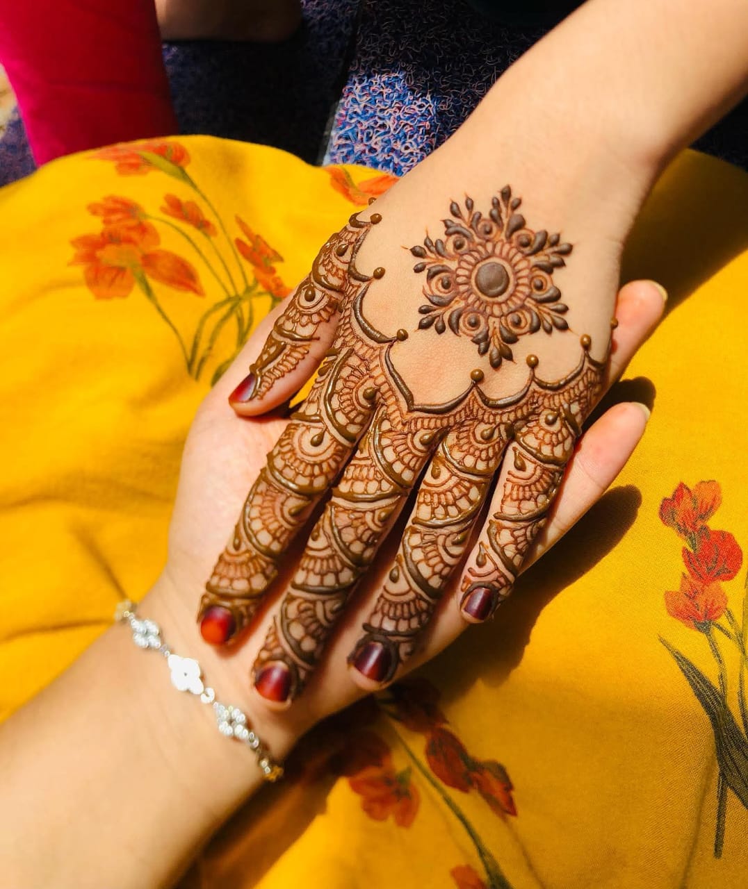 Elegant Bridal Mehandi view 2