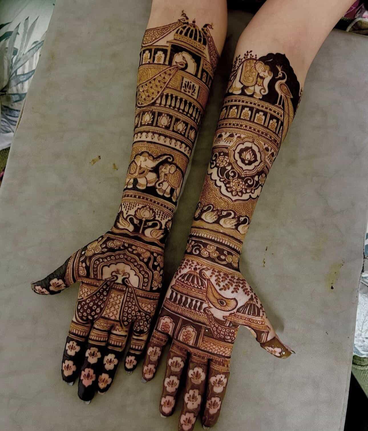 Intricate Bridal Mehandi view 2