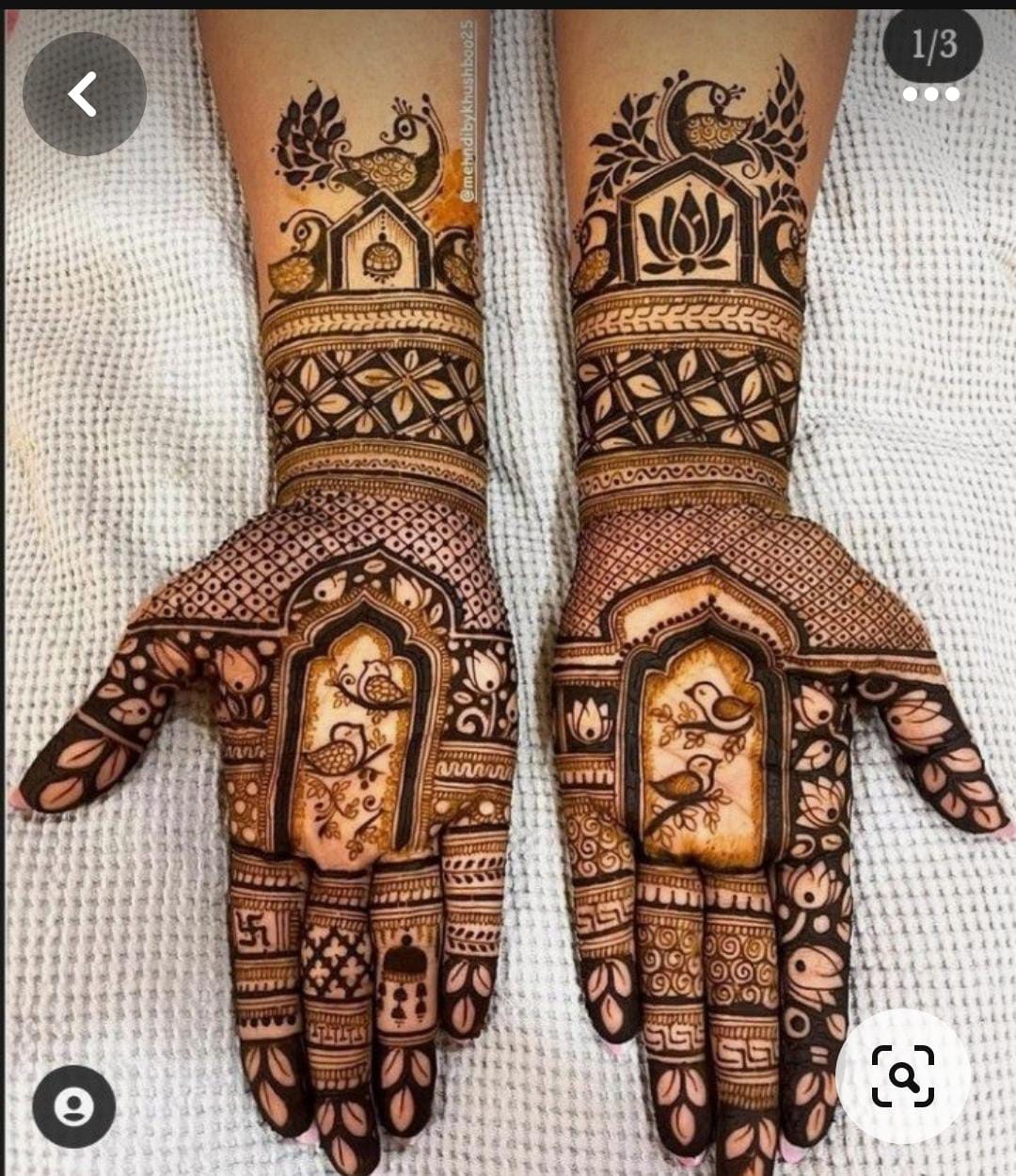 Peacock Bridal Mehandi view 2