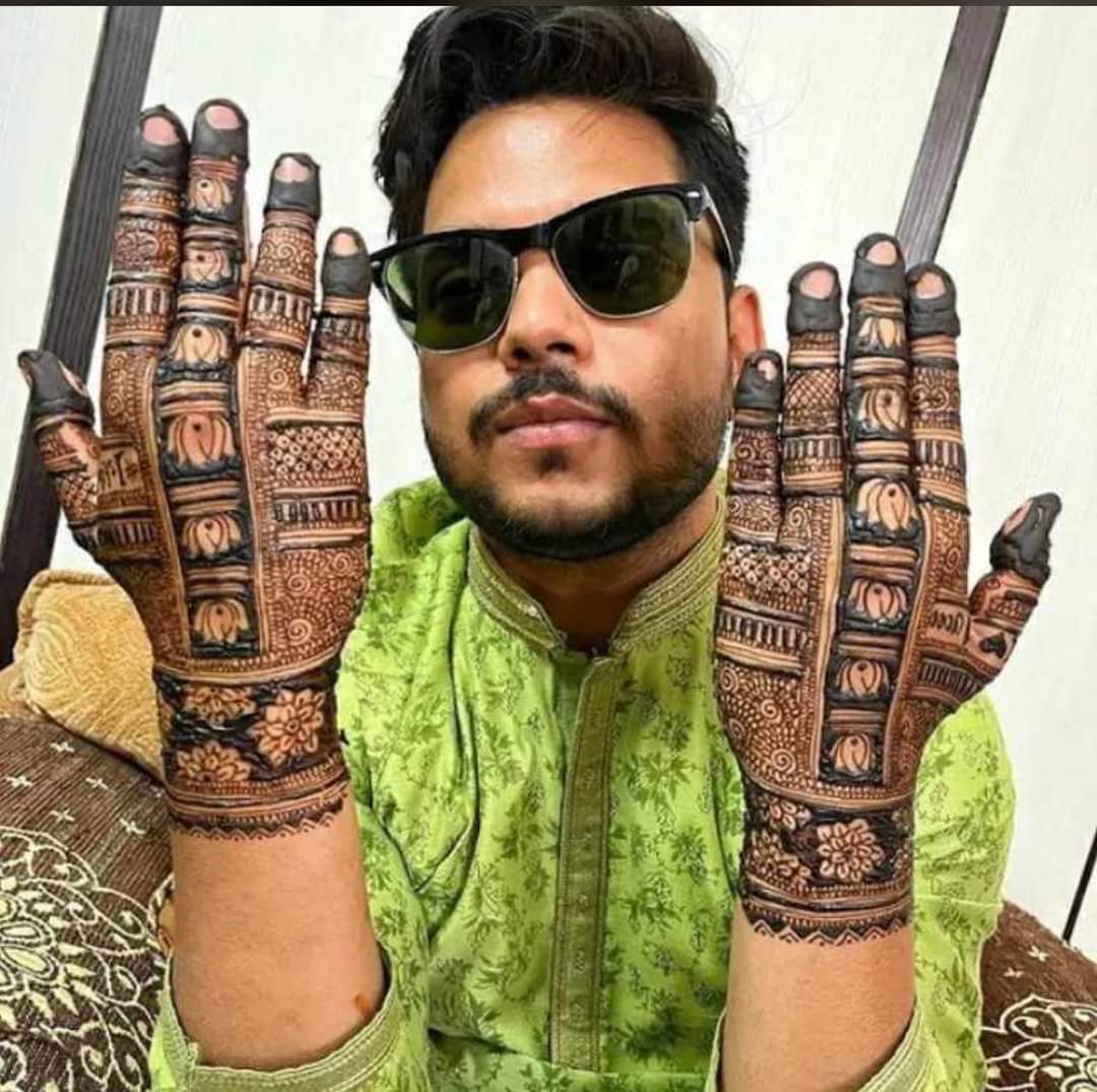 Traditional Mehandi Design view 2
