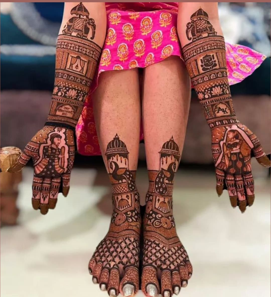Bridal Mehandi Design. view 2