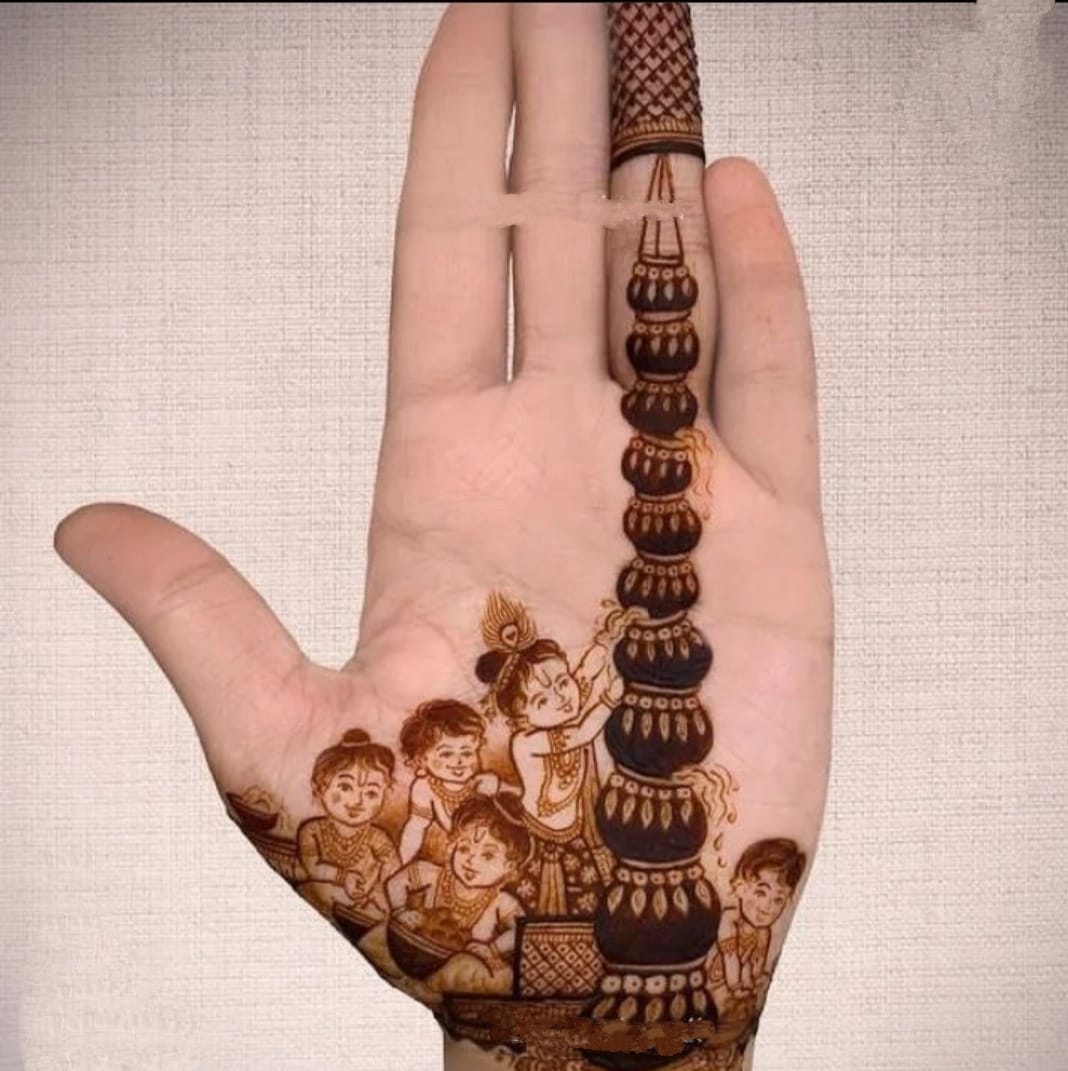 Festive Hand Mehandi view 2