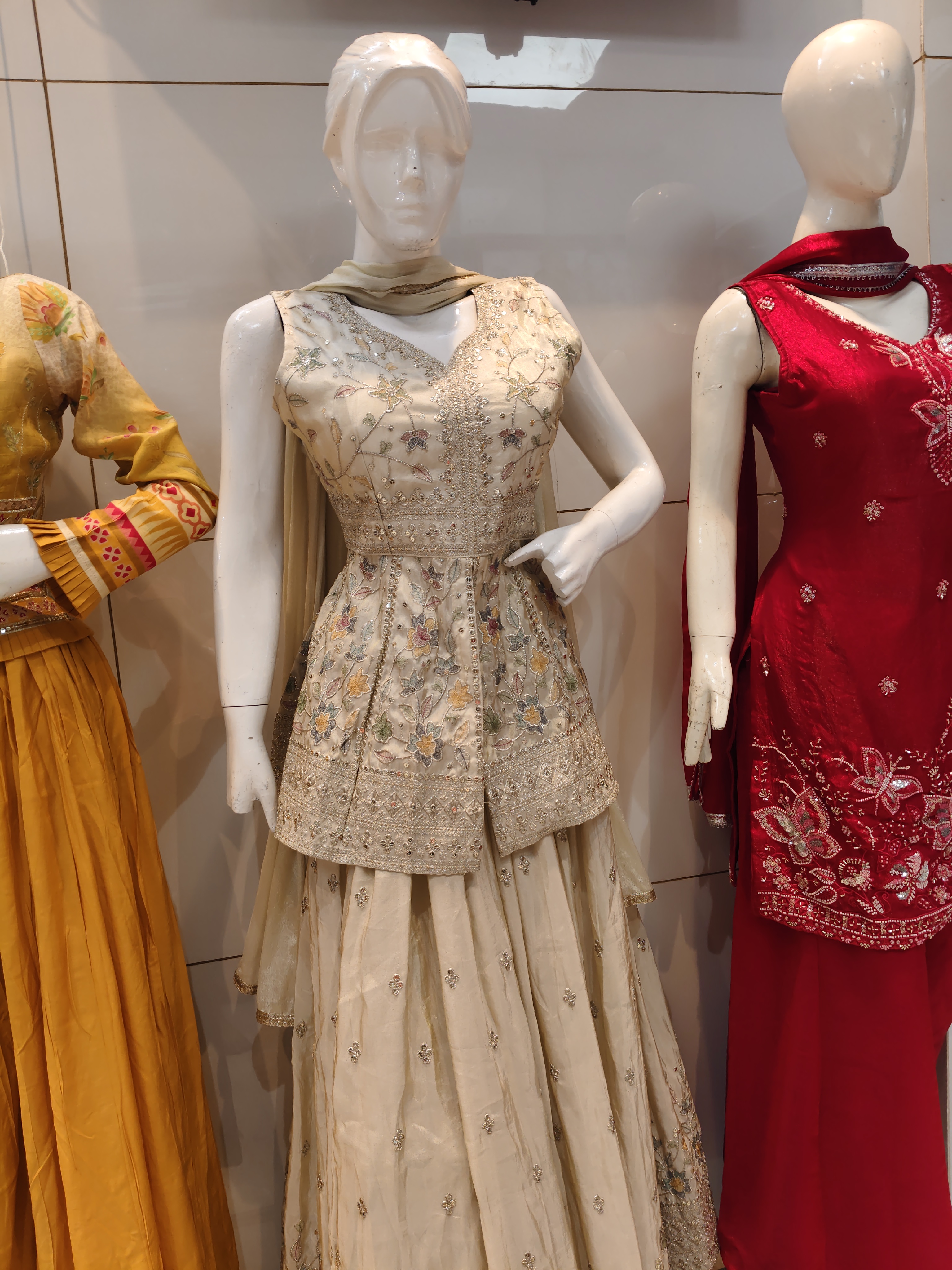 Embroidered Anarkali Suit view 2