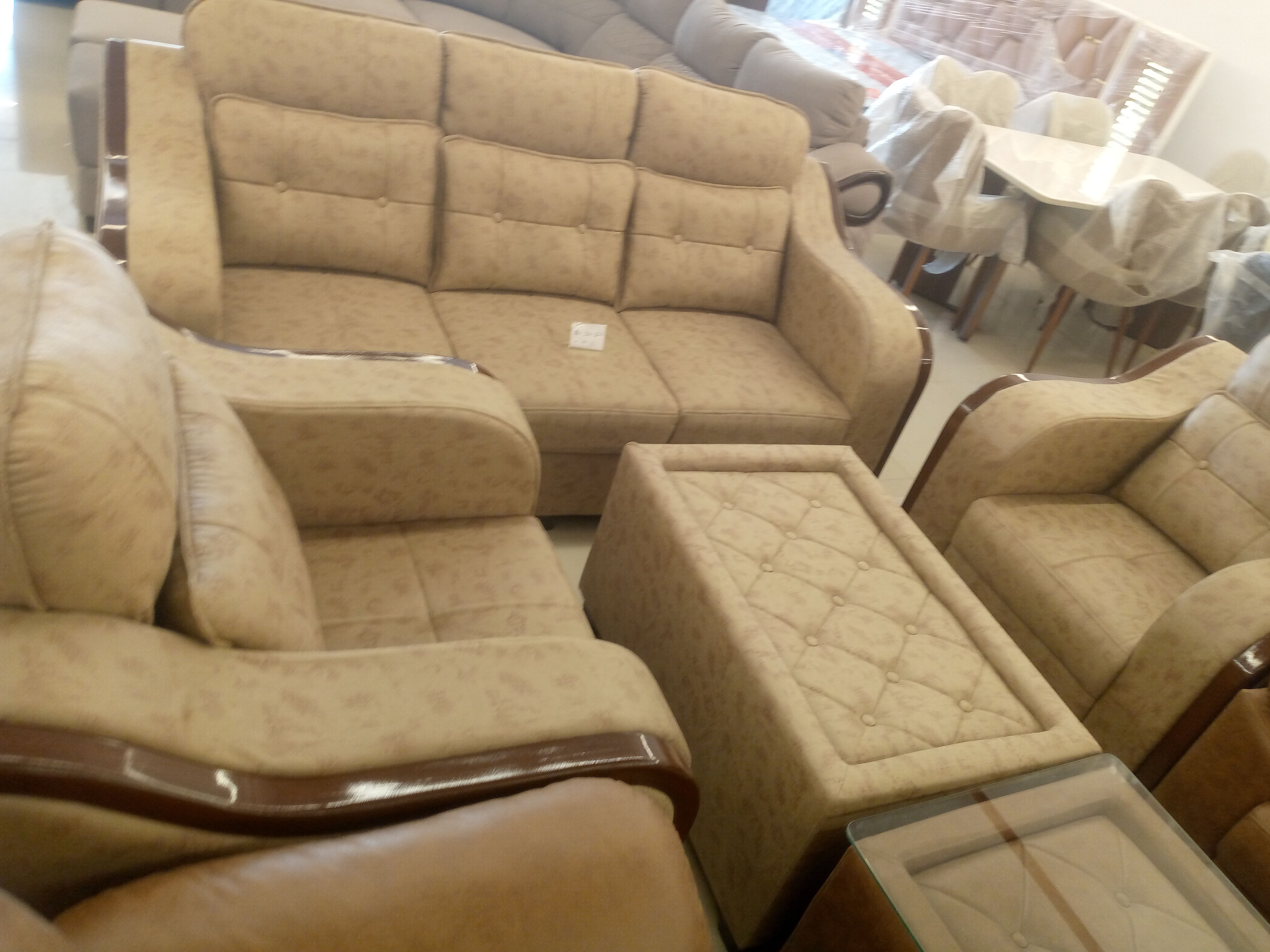 Classic living room sofa Set view 2