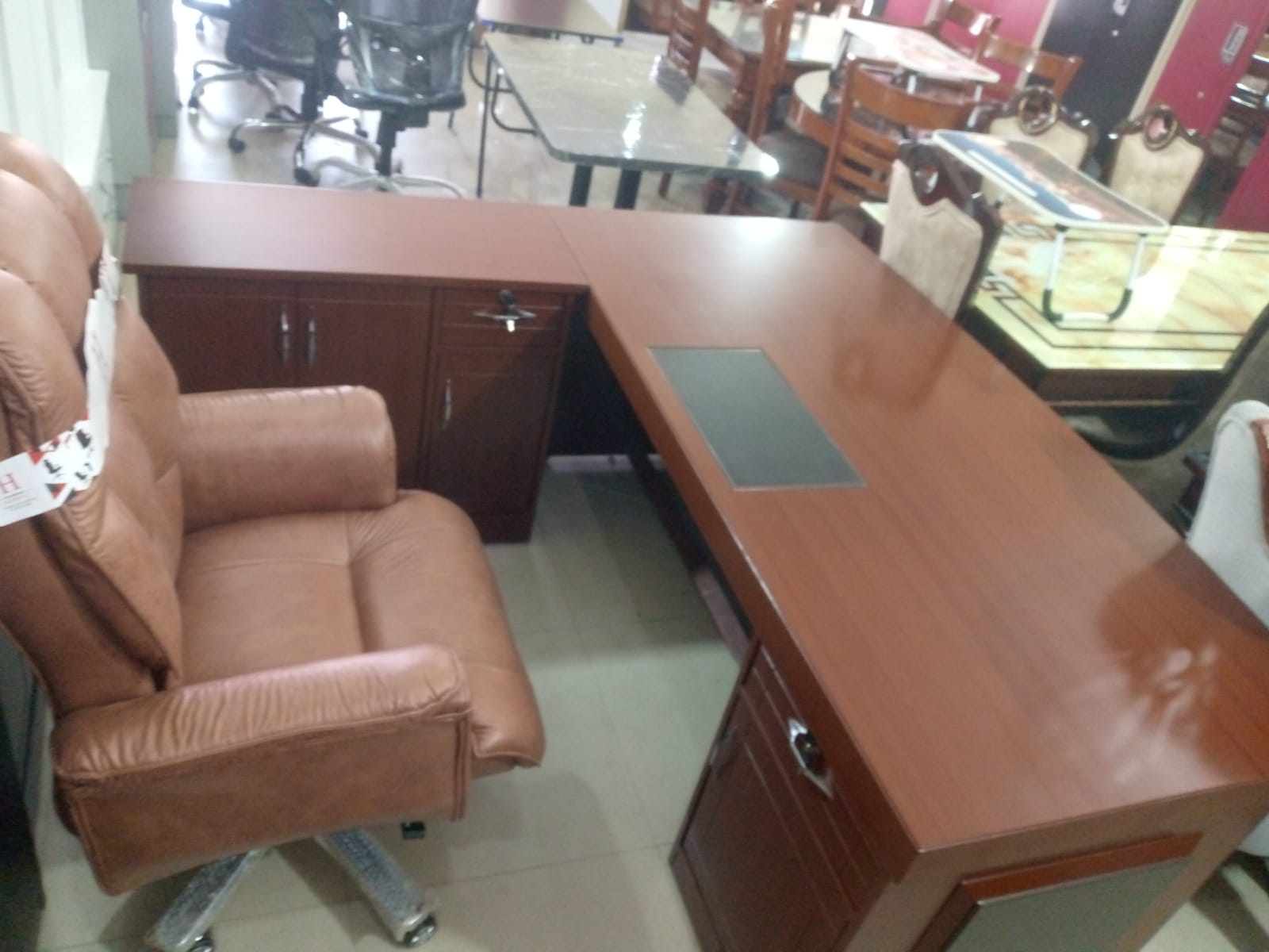 Executive Office Desk and Chair Set view 2