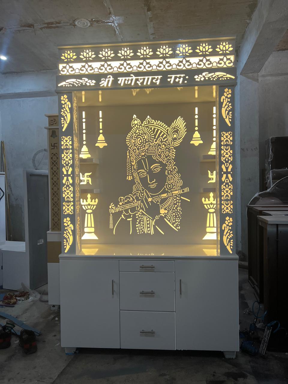 Modular Pooja Mandir view 2