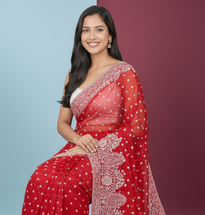 Chikankari Sarees