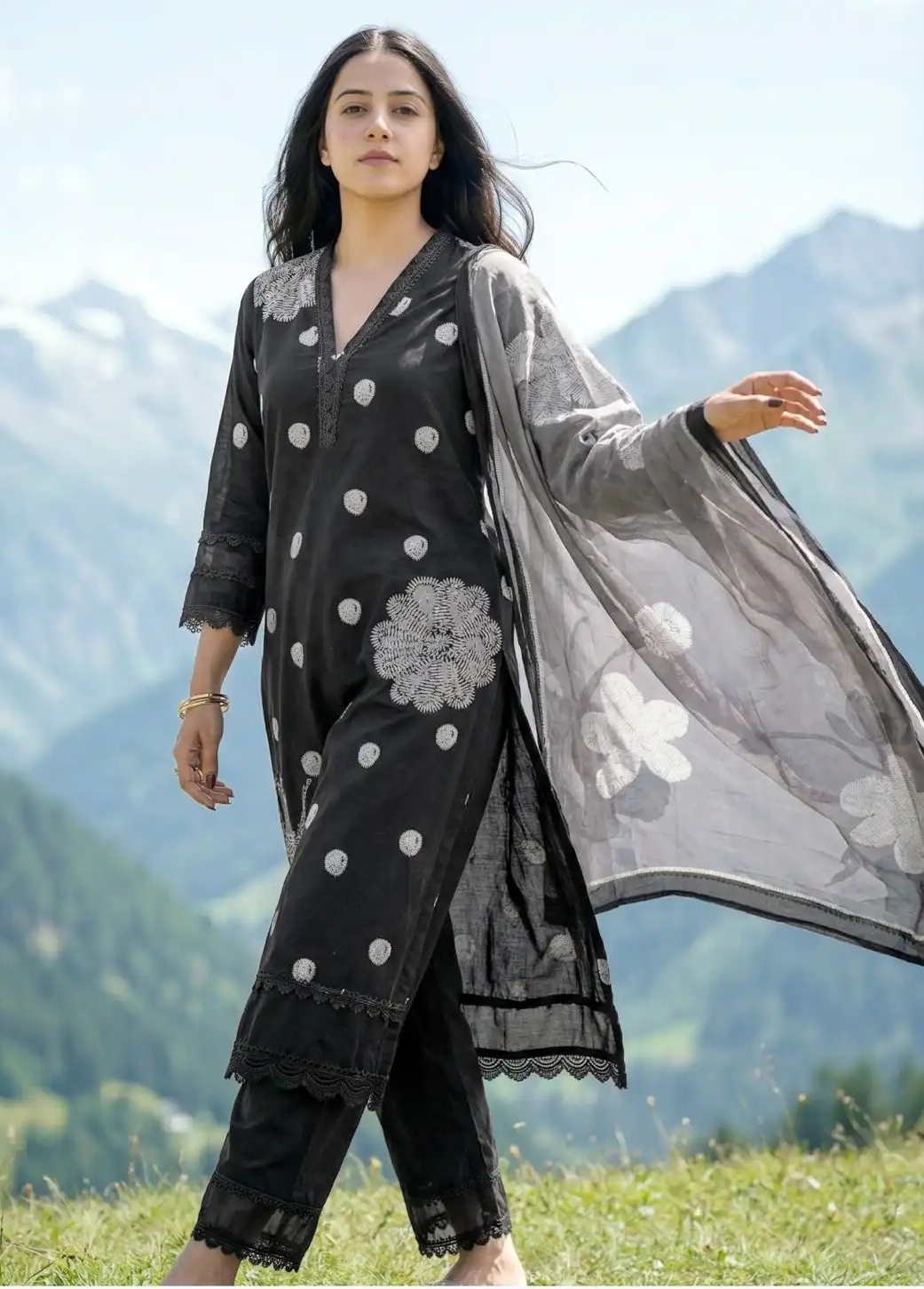 VAMSI DESIGNER PURE COTTON SALWAR SUIT - 312 / HC002345 view 6