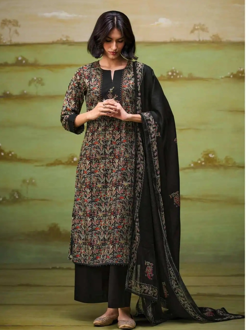GANGA KENZA  PREMIUM COTTON PRINTED SALWAR SUIT - 4480 A / HC002455 view 6