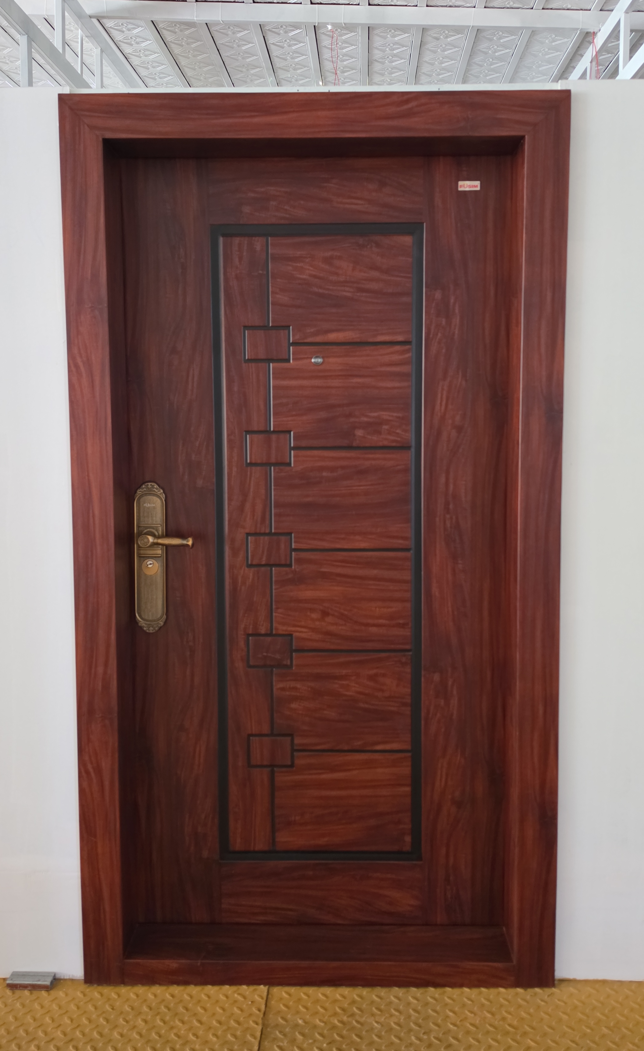 Luxury Wood Entrance Door view 2