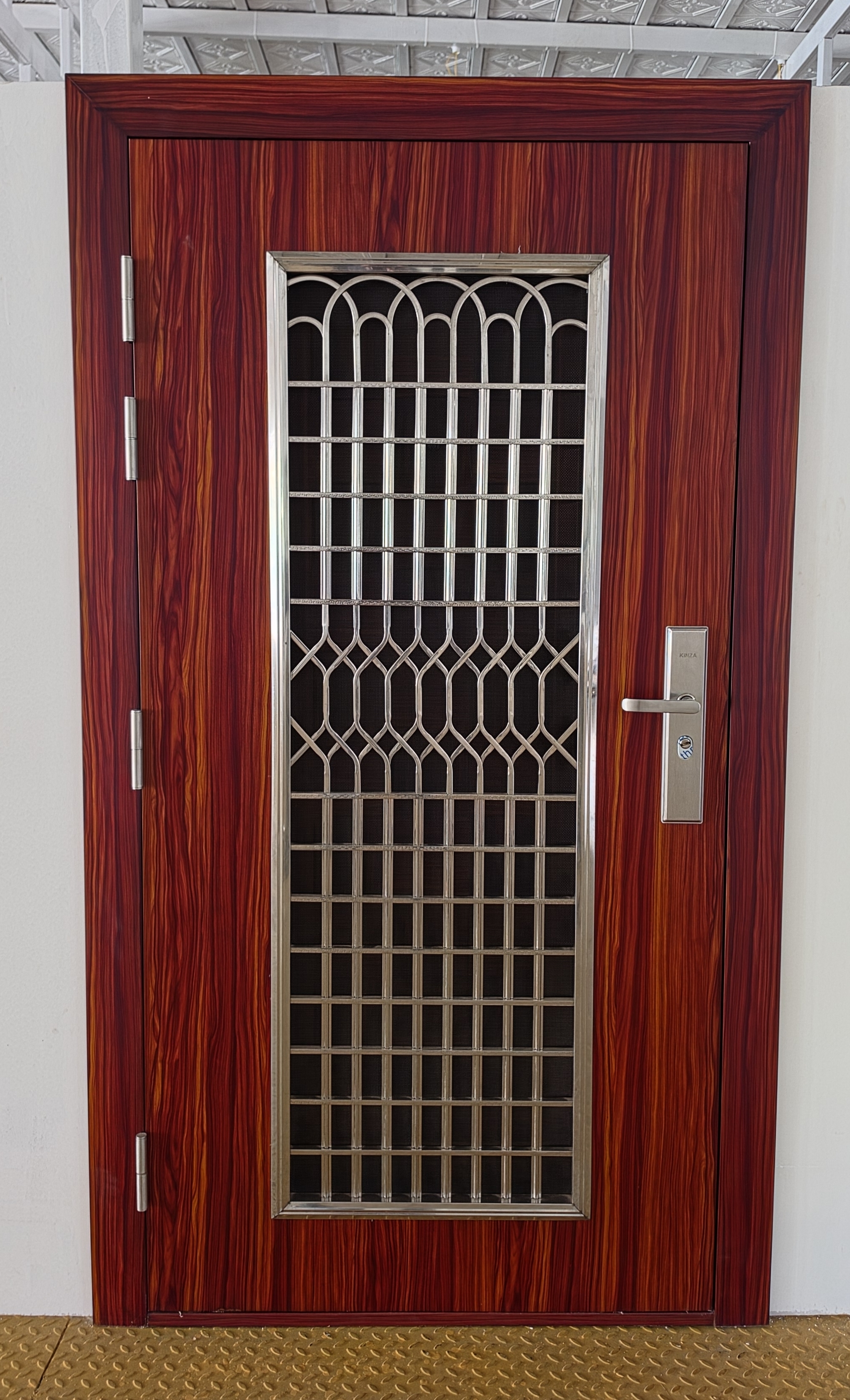 Kinza Wood Steel Door view 2