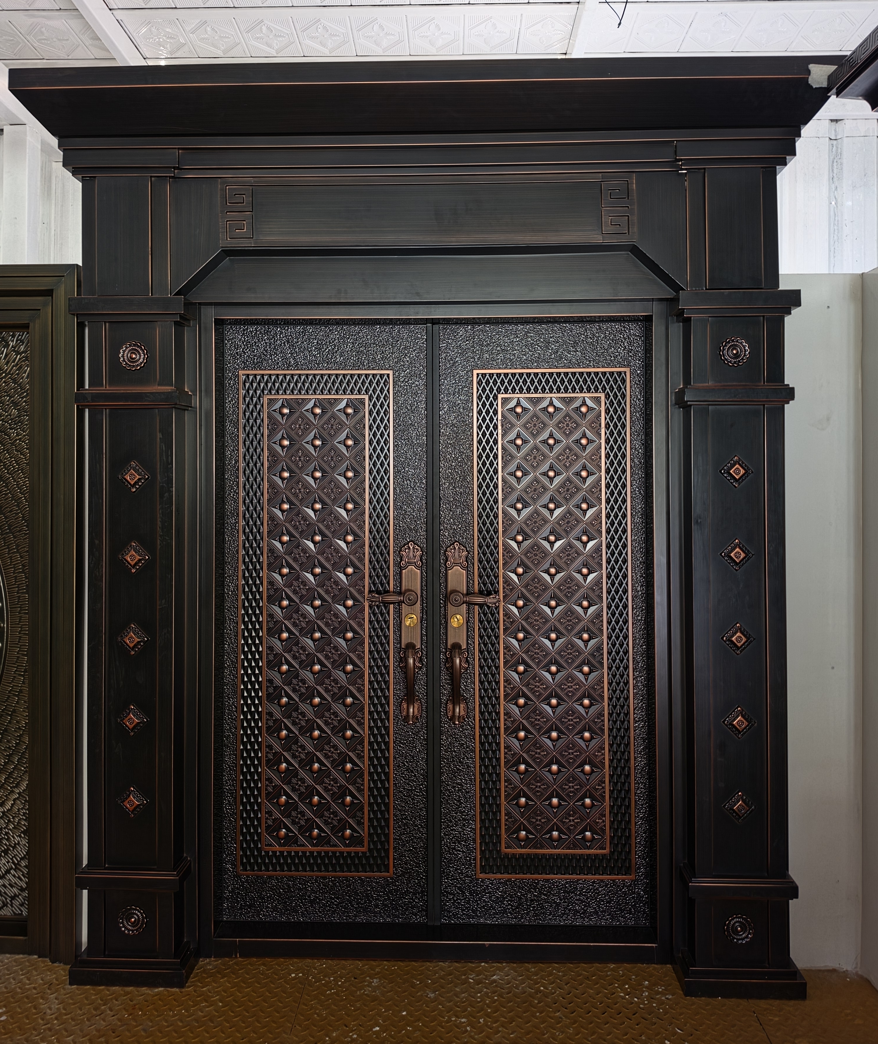 Kinza Steel Double Door view 2