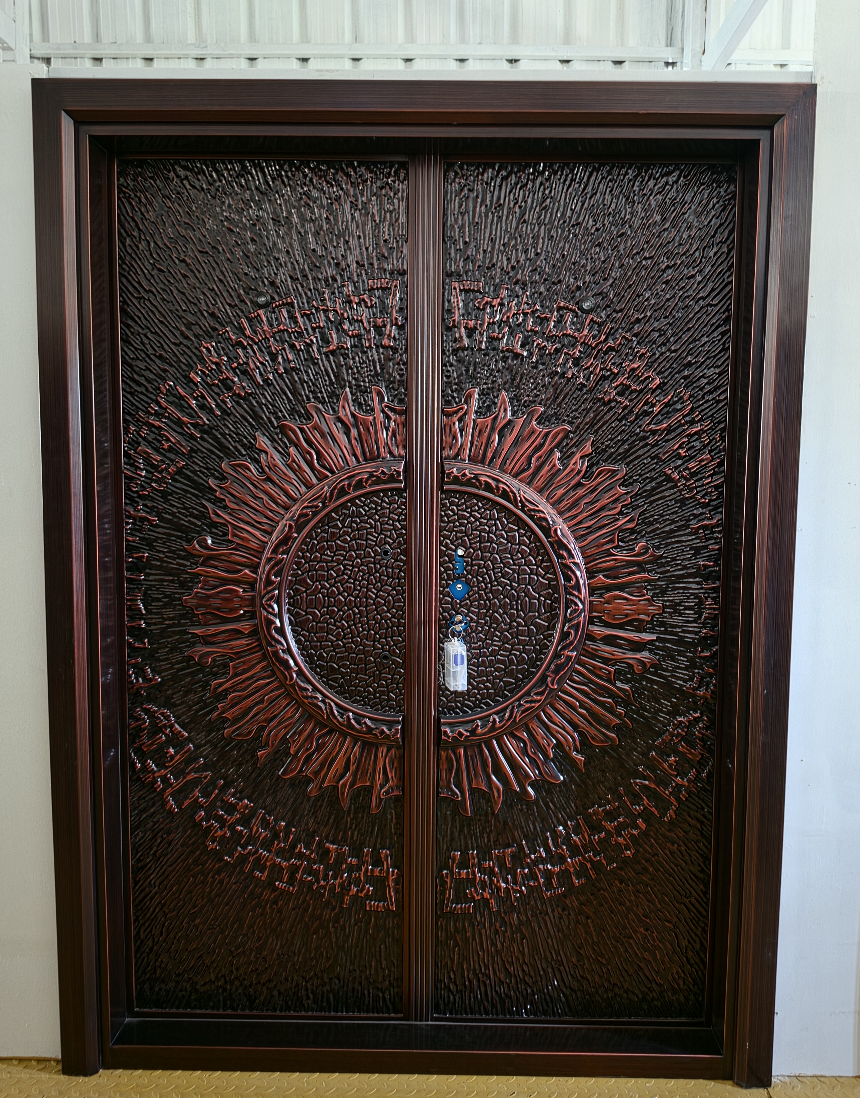 Kinza Double Steel Doors view 2