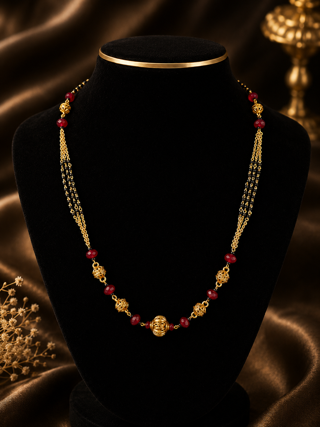 Rajsi Scarlet Chain(925 Silver)
