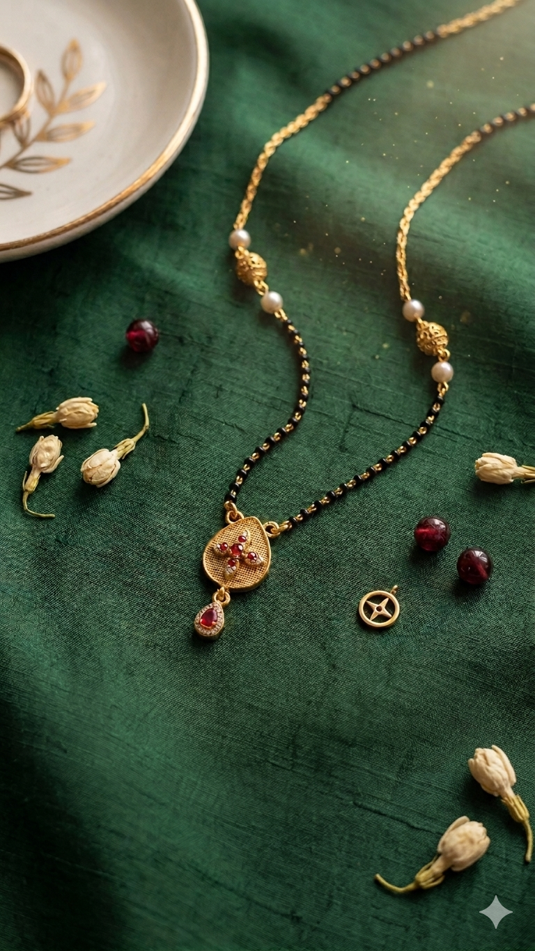 Samadarshi Mangalsutra (925 Silver)