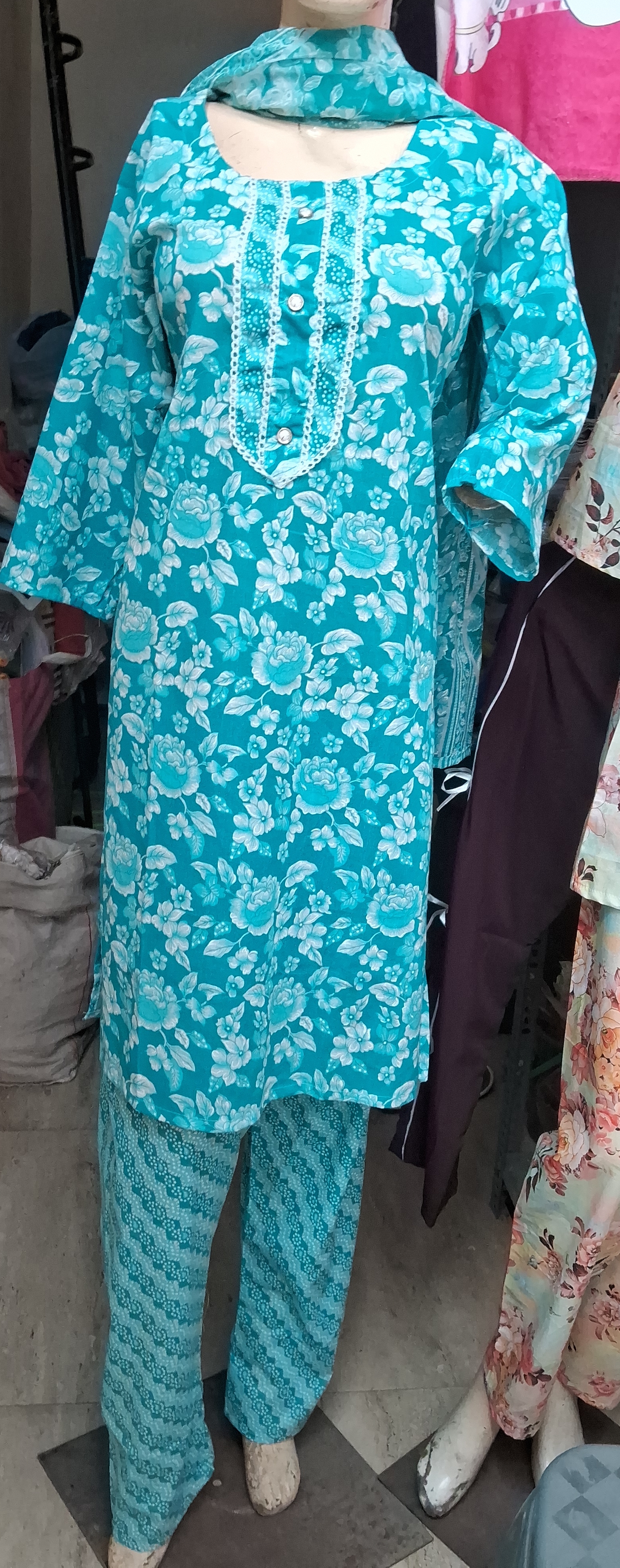Floral Printed Tunic Set view 2
