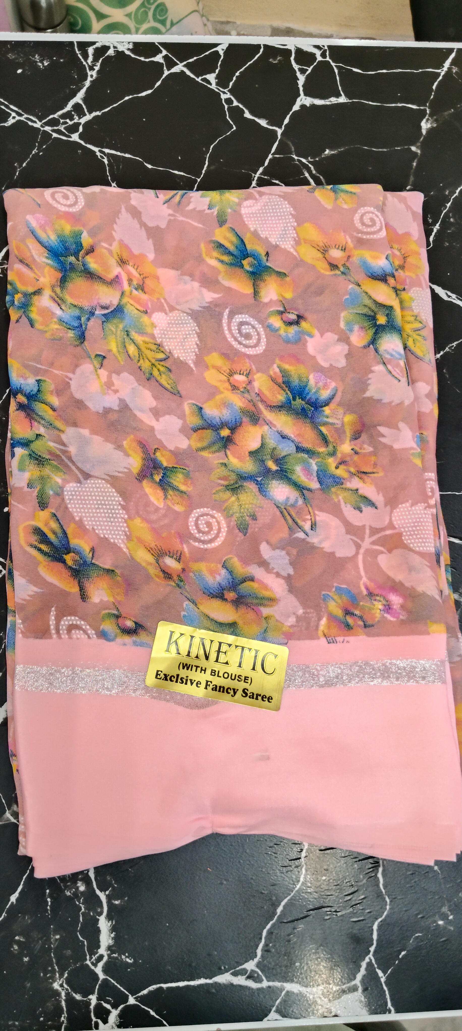 Kinetic Exclusive Fancy Saree view 2