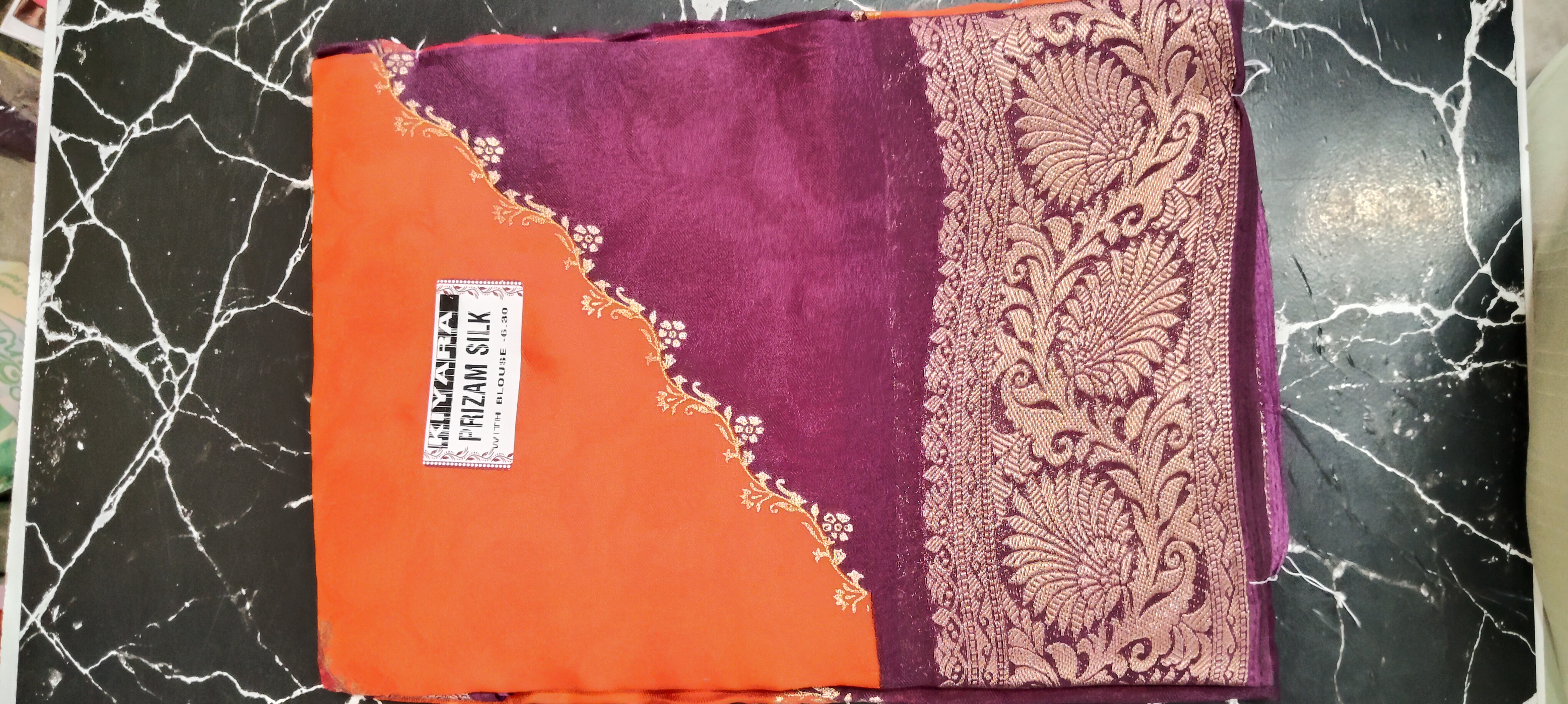 Kiyara Prizam Silk Saree view 2