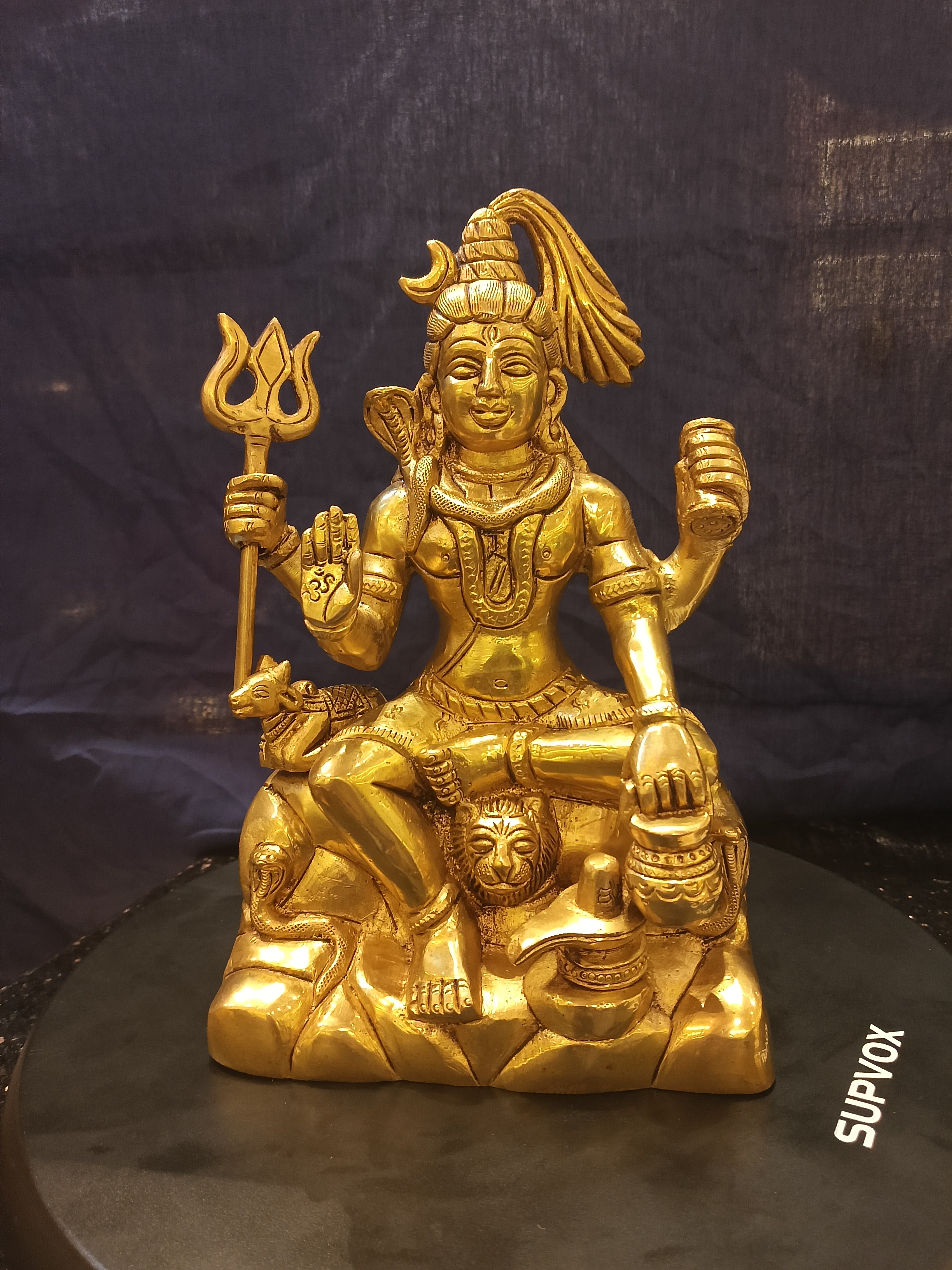 Brass Shivji Idol view 2