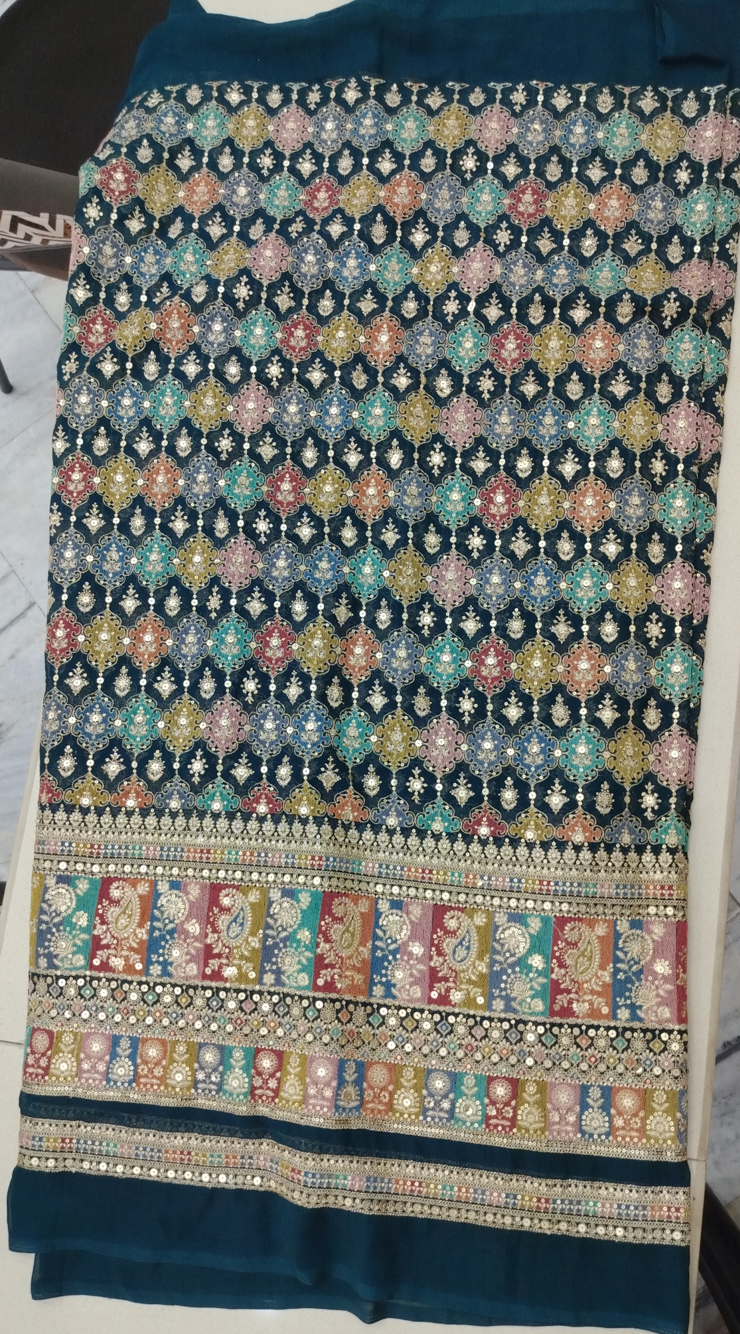 Embroidered Saree view 2
