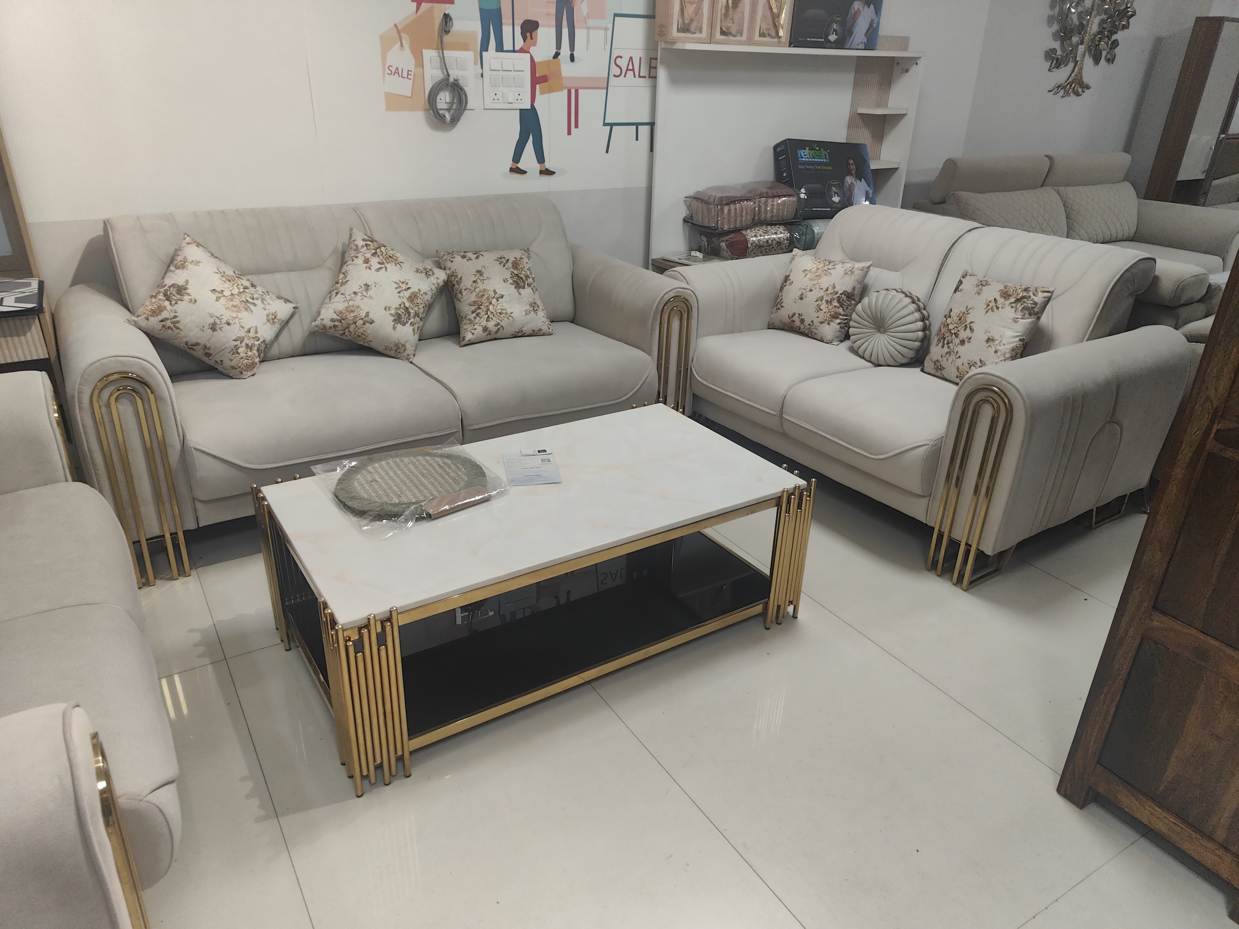 L Shape Sofa Set view 2