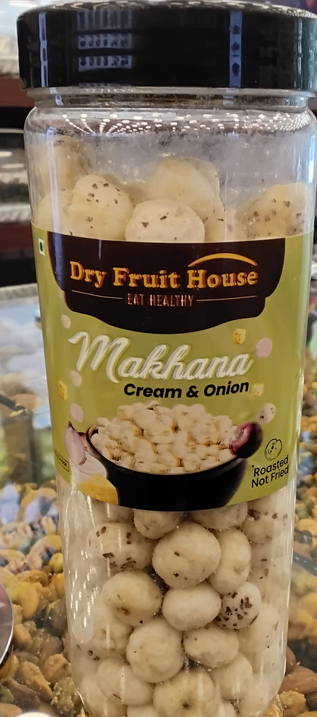 Dry Fruit House Makhana Cream & Onion 70 Gram view 2