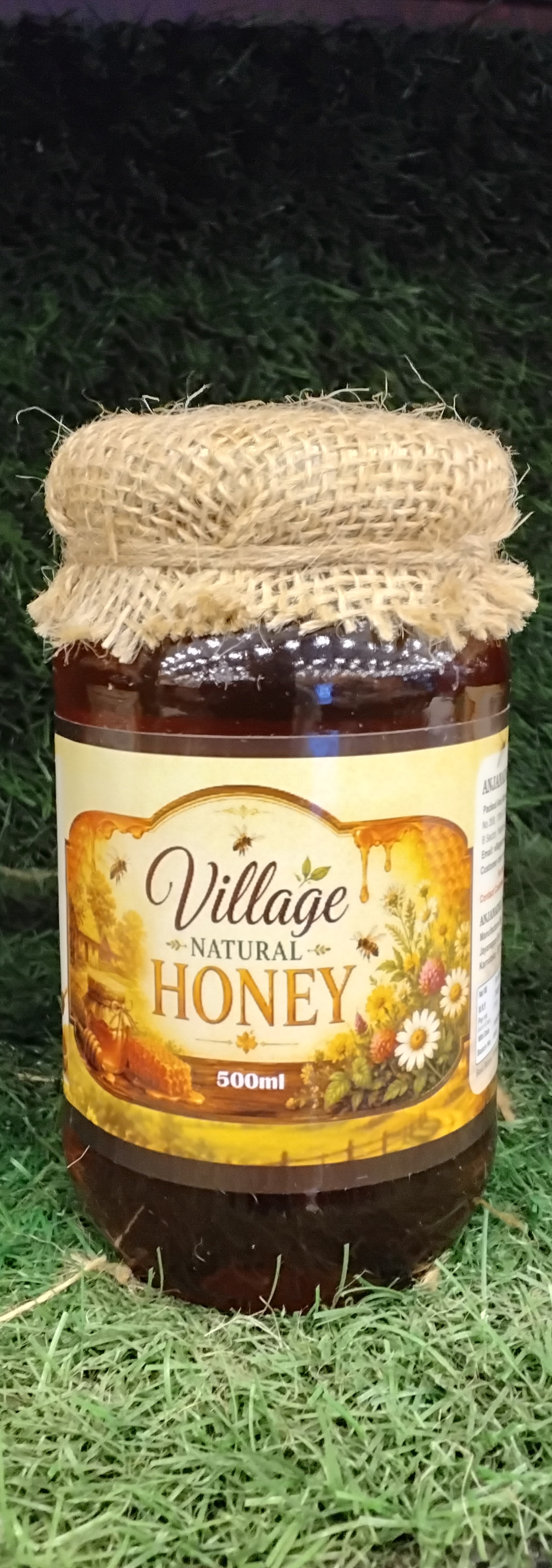 Village Natural Honey 500ml view 2