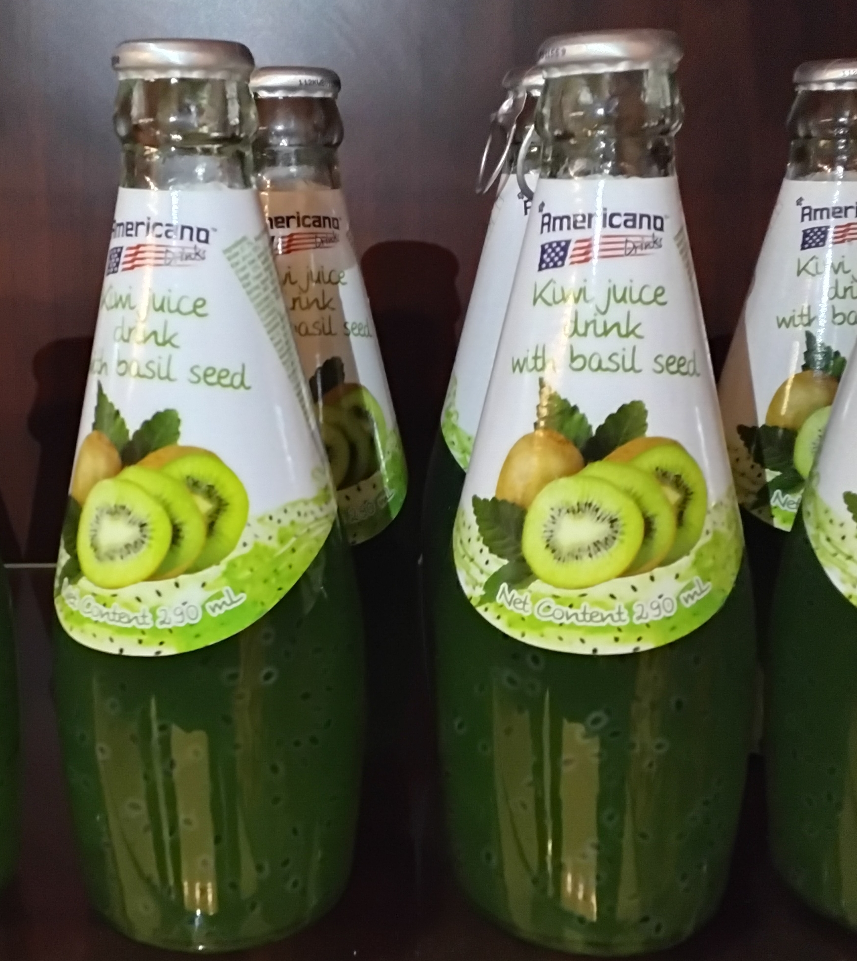 Americano Kiwi Juice Drink with Basil Seed 290 ml view 2