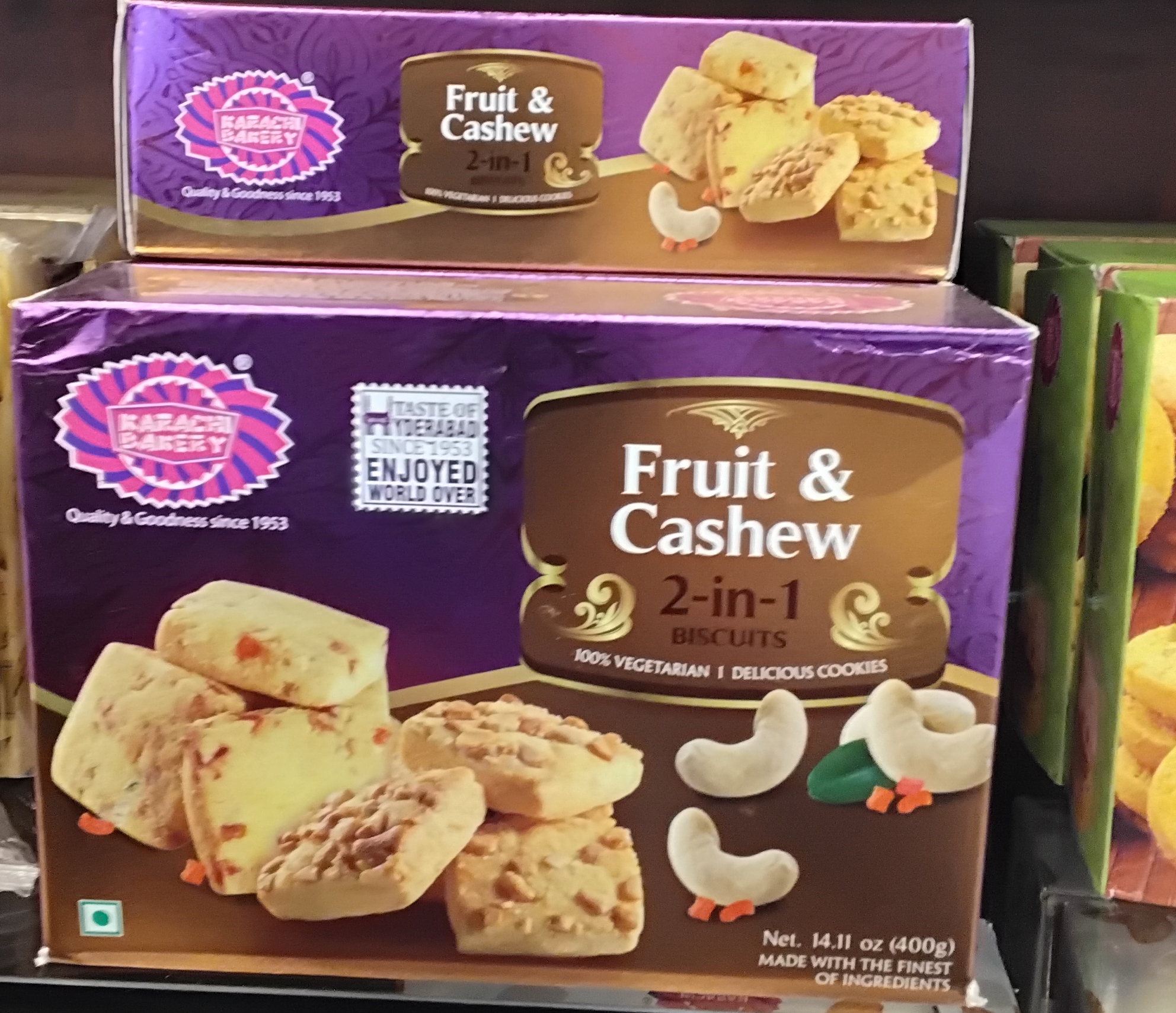Karachi Bakery Fruit & Cashew Biscuits 400gm view 2