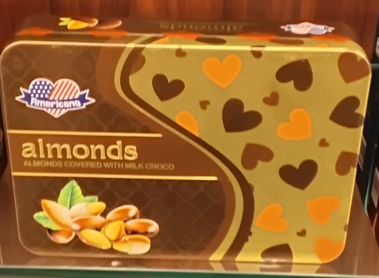 Americana Almonds Covered with Milk Choco 90gm view 2