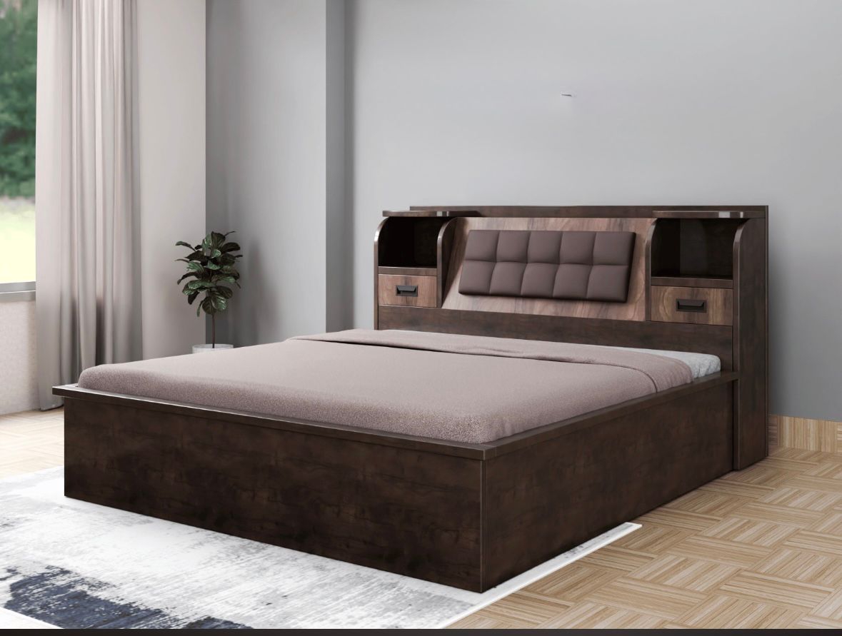Modern Storage Bed Reef Palla view 2