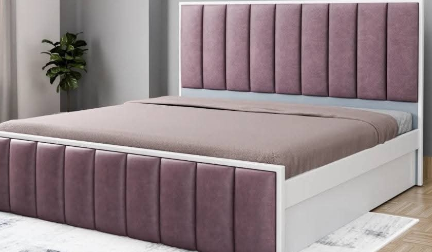 Modern Plush Bed view 2