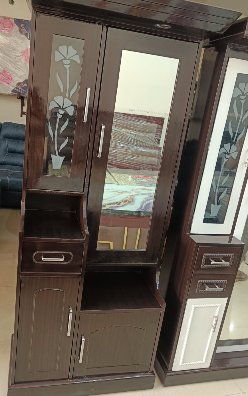 Dark Wood Display Cabinet view 2