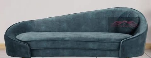 Elegant Teal Sofa view 2