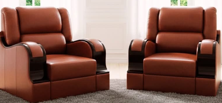 Luxurious Leather Armchairs view 2