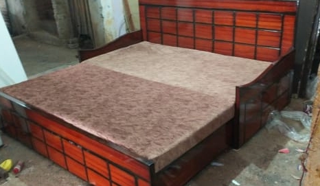 Wooden Panel Bed view 2