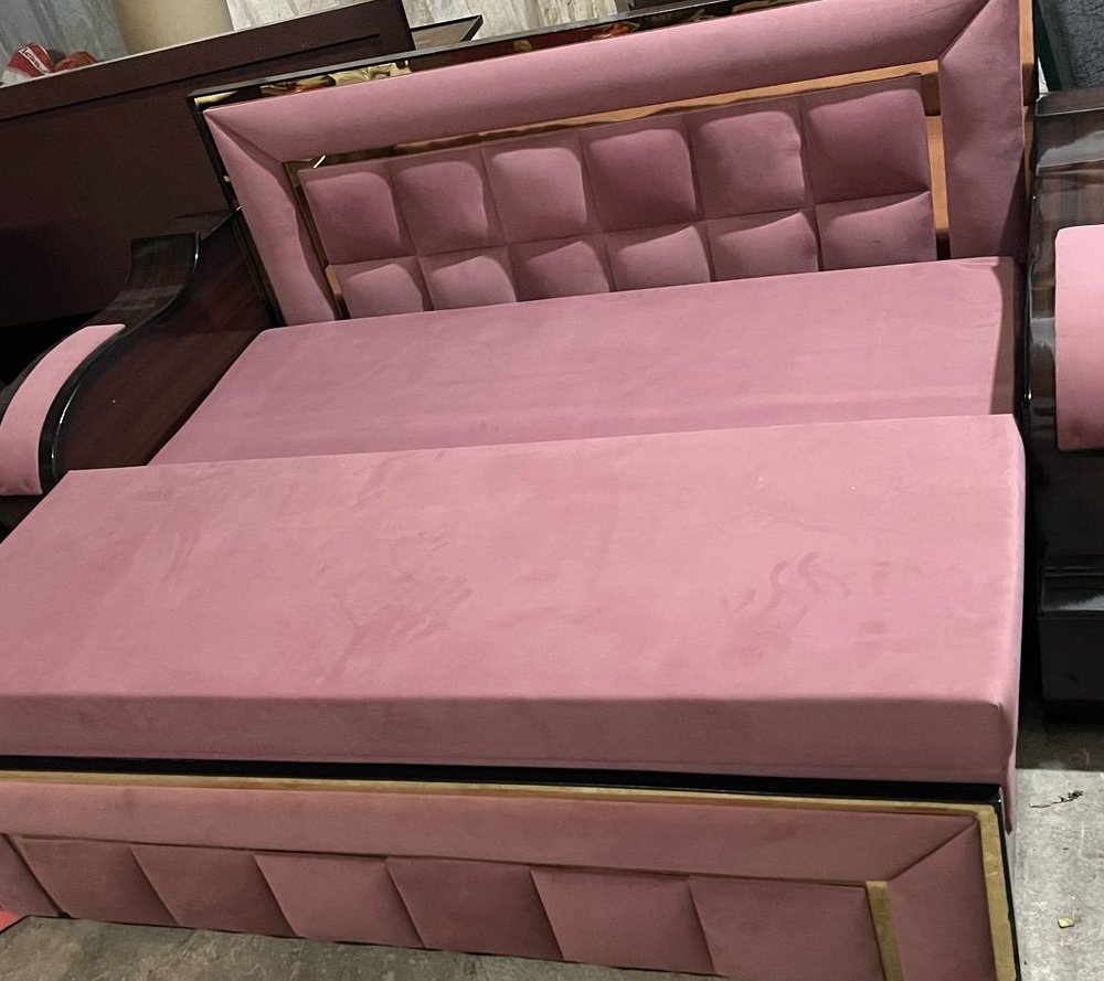 Plush Pink Bed view 2