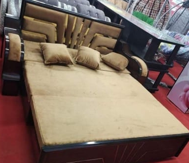 Elegant Upholstered Bed view 2