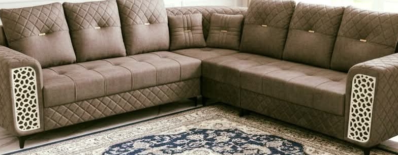 Elegant L-Shaped Sectional Sofa view 2