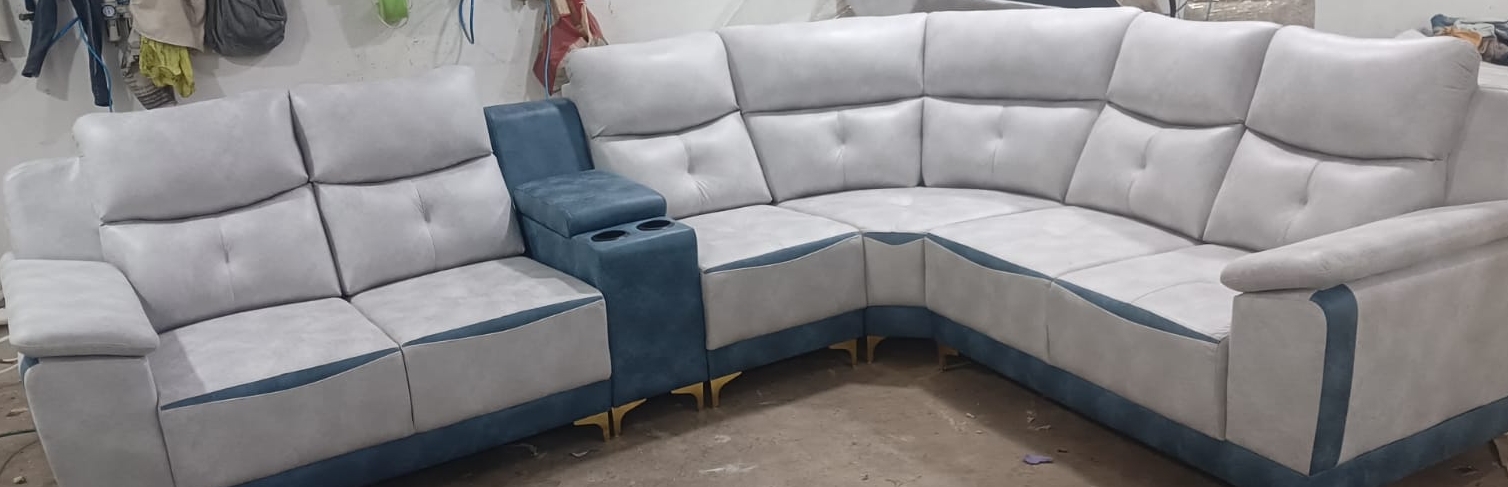 Elegant L-Shaped Sofa view 2