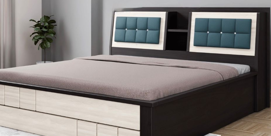 Modern Upholstered Bed Frame view 2