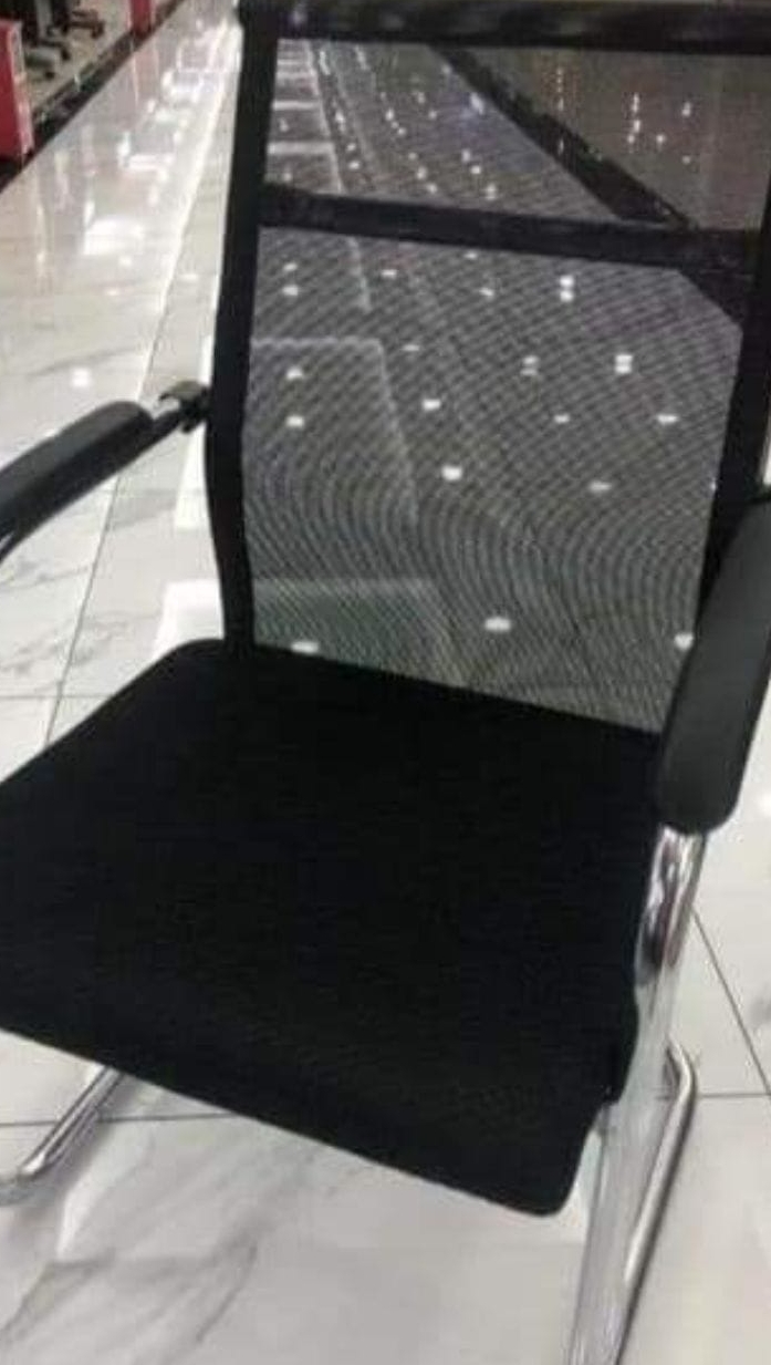 Black Mesh Office Chair view 2