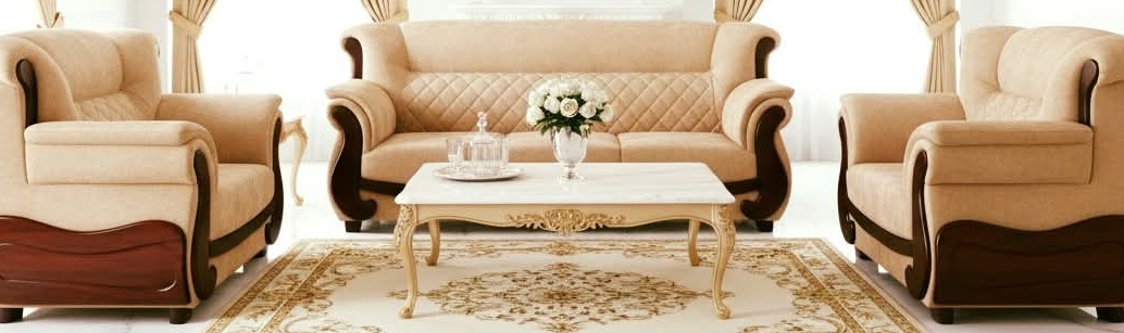 Luxury Plush Sofa Set view 2
