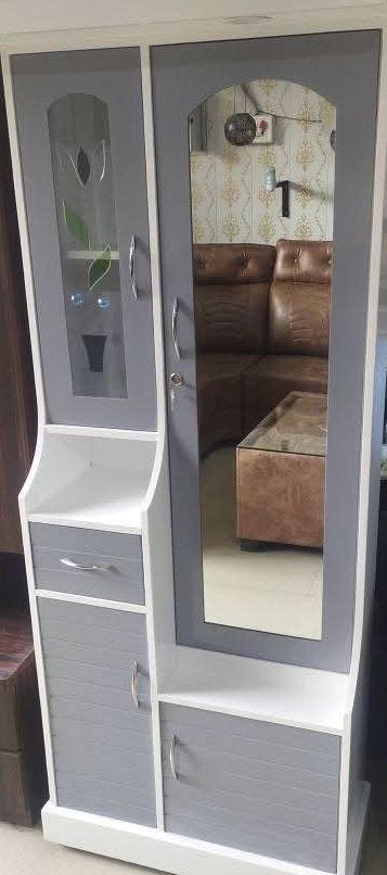 Elegant Wardrobe with Mirror view 2
