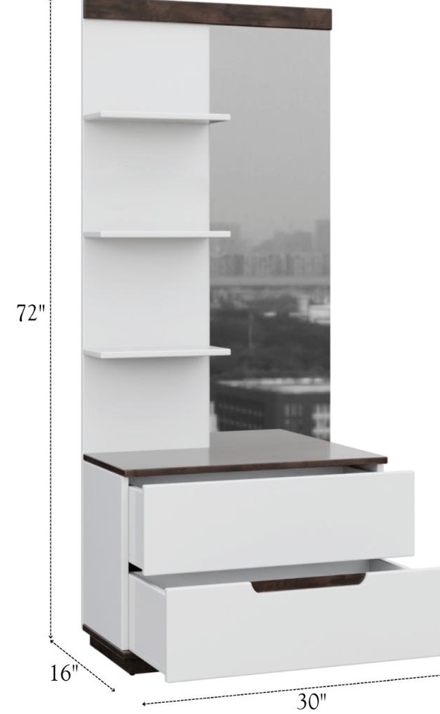 Modern Vanity with Mirror view 2