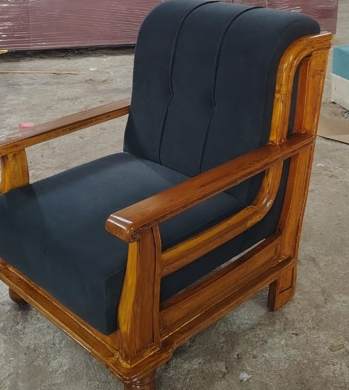 Classic Wooden Armchair view 2