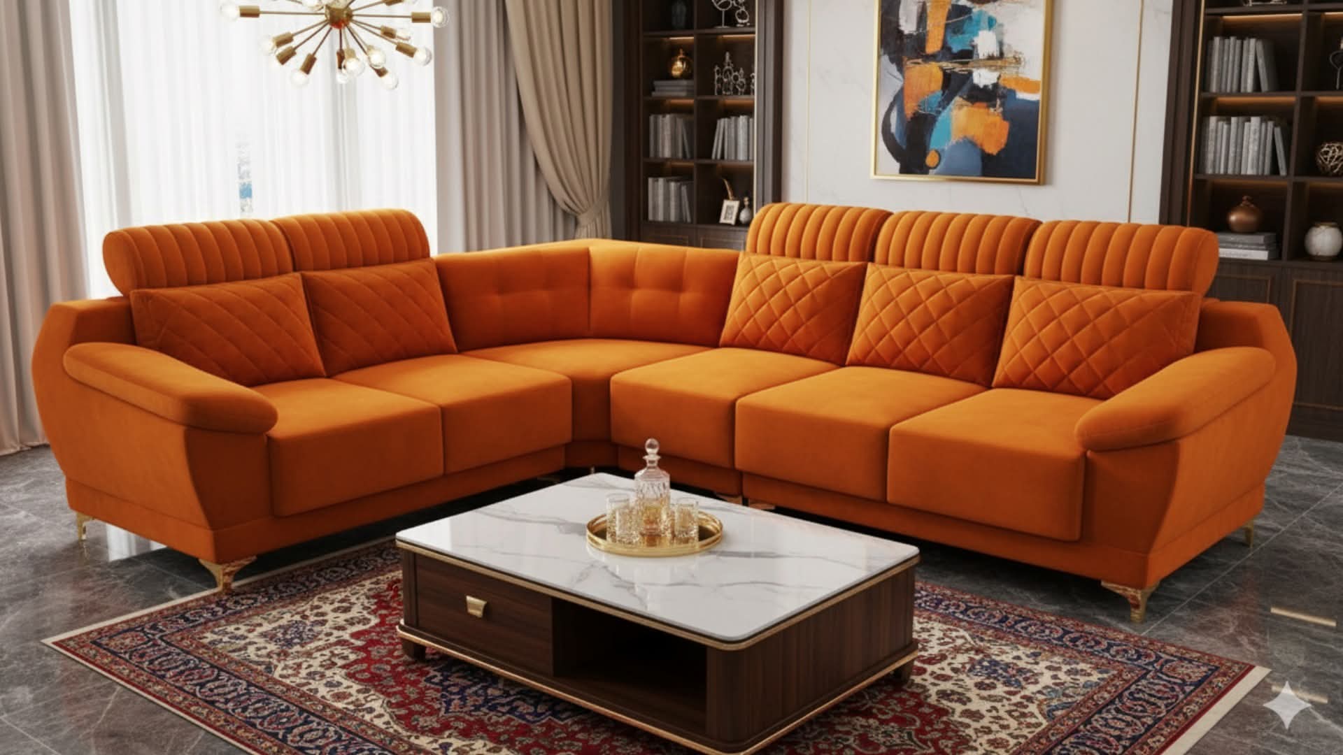 Modern Sectional Sofa view 2